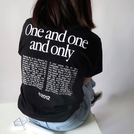 ONE AND ONLY SHIRT (BLACK)